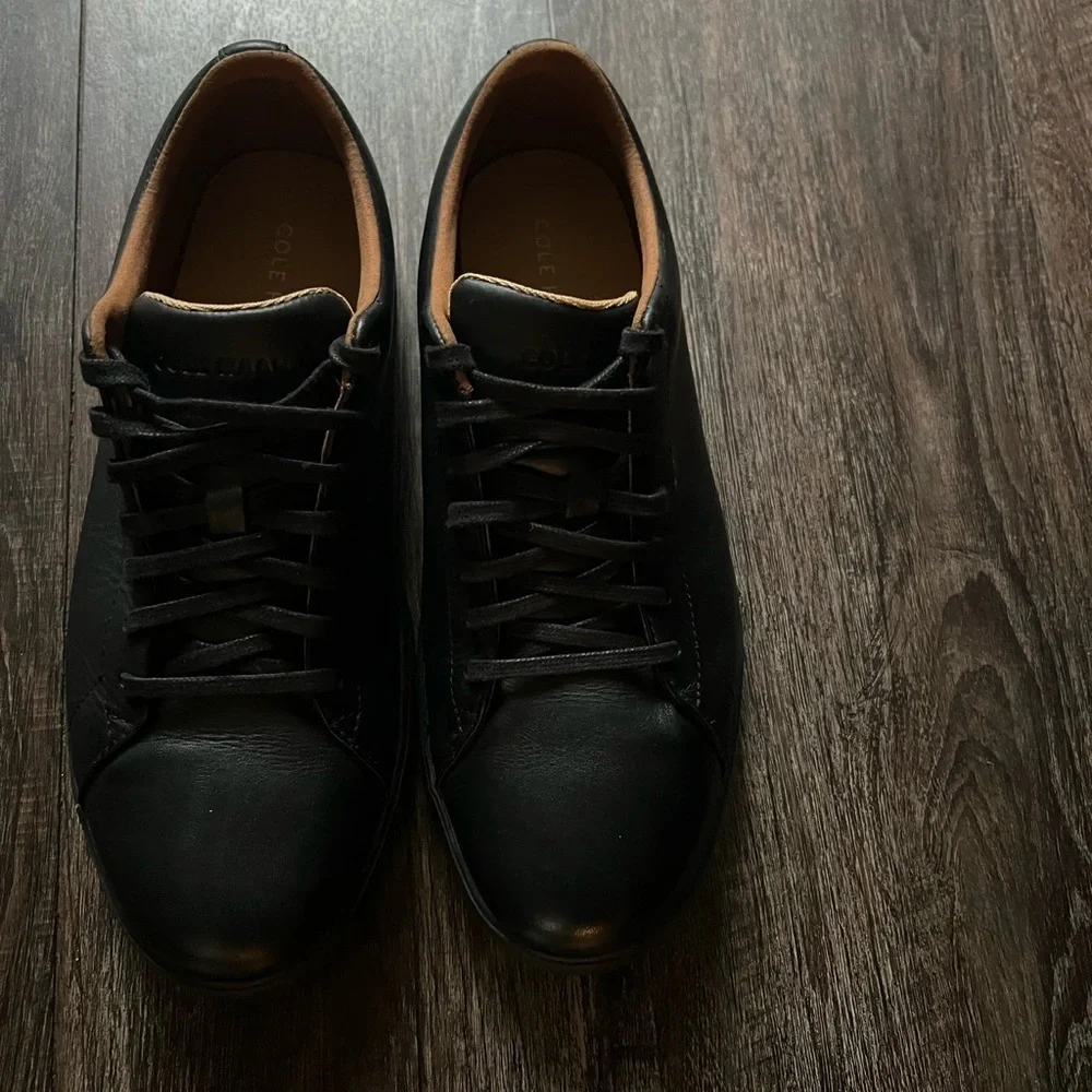 Cole Haan Men’s Black Leather Sneakers